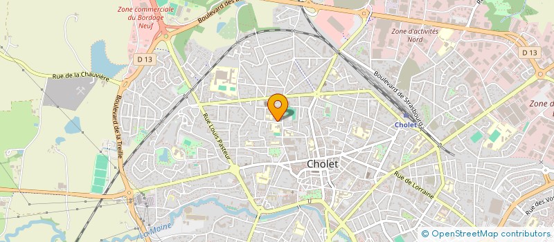 localisation de l'entreprise SARL SAUPAR à CHOLET