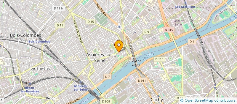 localisation de l'entreprise SARL SAURA  ASNIERES-SUR-SEINE