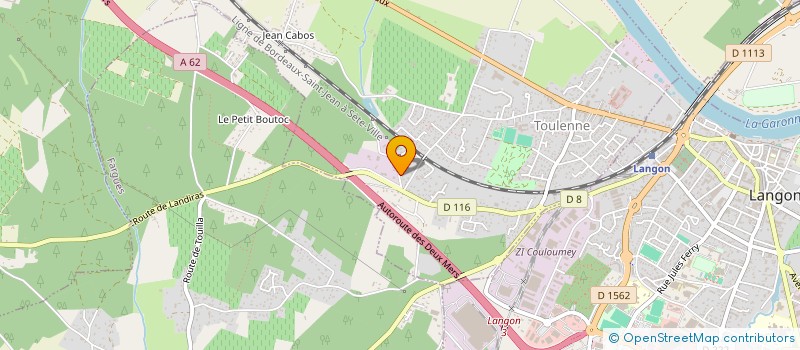 localisation de l'entreprise SARL SAUTERNES IMPRESSION  TOULENNE