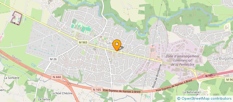 localisation de l'entreprise SARL SAUTRON PRESSING  SAUTRON