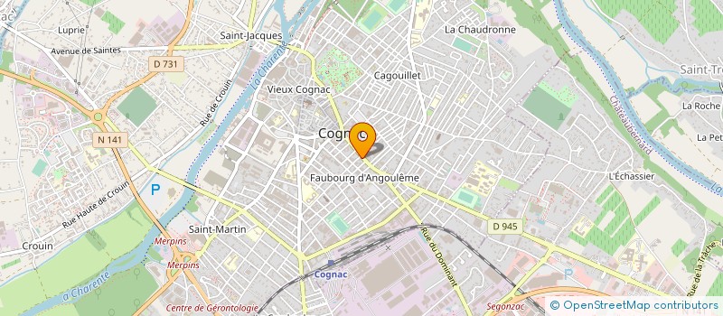 localisation de l'entreprise SARL SAUVAITRE à COGNAC