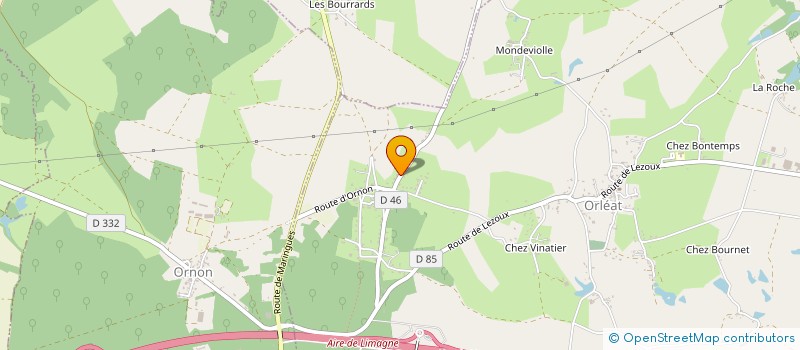 localisation de l'entreprise SARL SAUZEDDE GRAVURE à ORLEAT