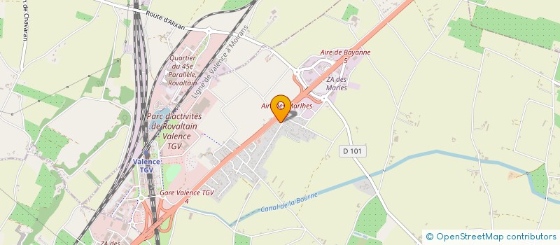 localisation de l'entreprise SARL SAVA  ALIXAN