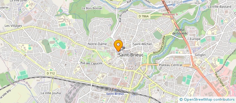 localisation de l'entreprise SARL SAVADUR MARTRAY à SAINT-BRIEUC