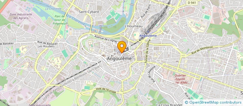 localisation de l'entreprise SARL SAVAYA à ANGOULEME
