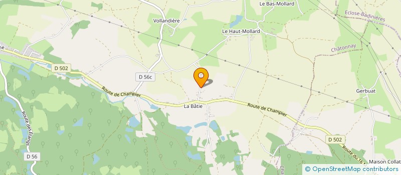 localisation de l'entreprise SARL SAVB à CHATONNAY