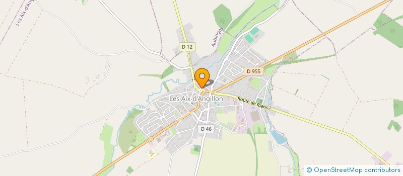 localisation de l'entreprise SARL SAVEURS ET GOUTS  LES AIX-D'ANGILLON