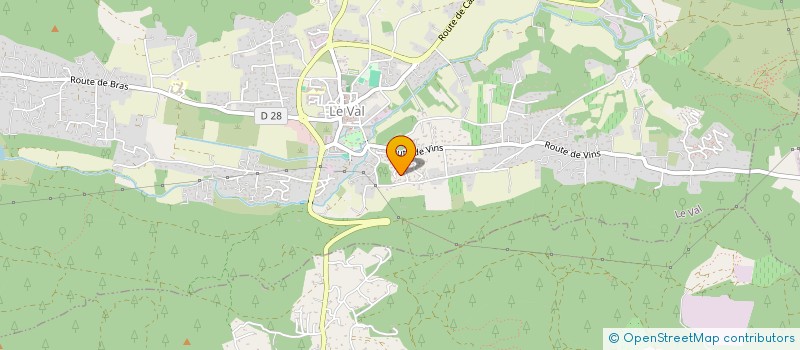 localisation de l'entreprise SARL SAVI BATIMENTS ET TRAVAUX PUBLICS à LE VAL