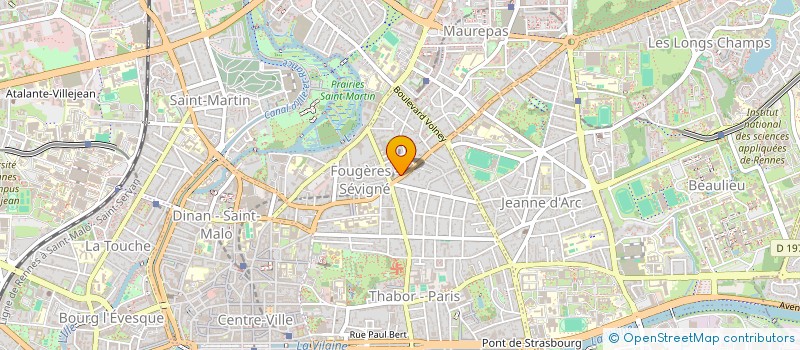 localisation de l'entreprise SARL SAVIVANH à RENNES