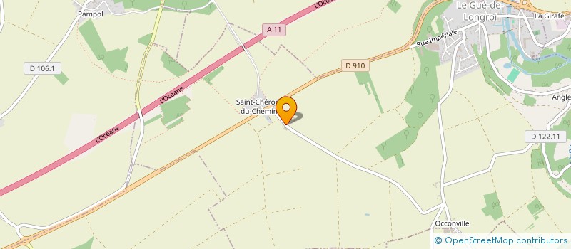 localisation de l'entreprise SARL SAVOURE FRERES à LE GUE-DE-LONGROI