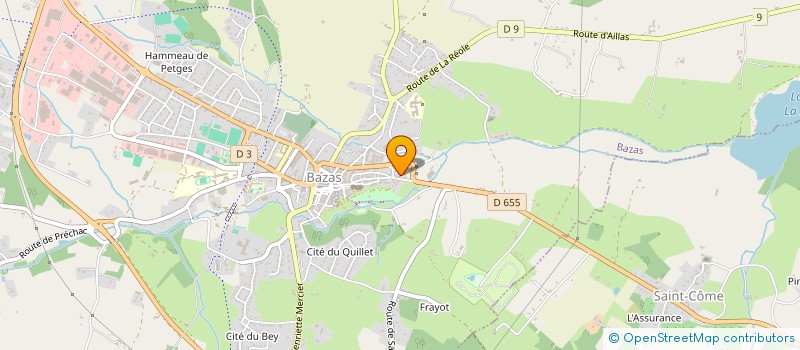 localisation de l'entreprise SARL SAWAN à BAZAS