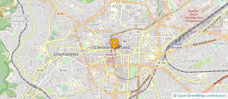 localisation de l'entreprise SARL SB TRADUCTION  CLERMONT-FERRAND