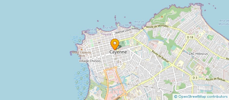 localisation de l'entreprise SARL SB TRANSPORTS à CAYENNE
