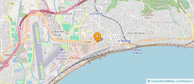 localisation de l'entreprise SARL SBARI JEAN FRANCOIS à CANNES