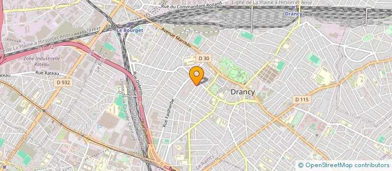 localisation de l'entreprise SARL SBM (SOCIETE BATIMENT MENDES) à DRANCY