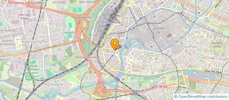 localisation de l'entreprise SARL SBMH à STRASBOURG