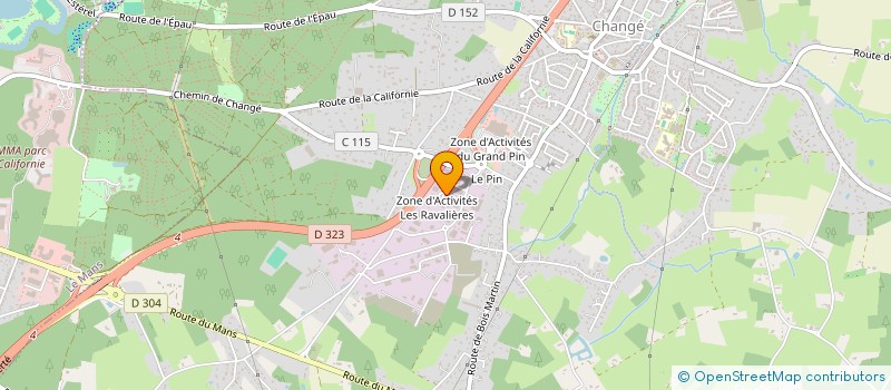 localisation de l'entreprise SARL SBSM à CHANGE