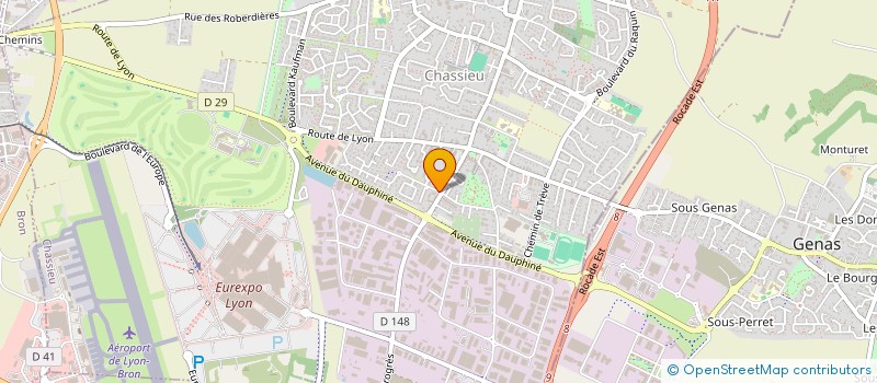 localisation de l'entreprise SARL SC à CHASSIEU