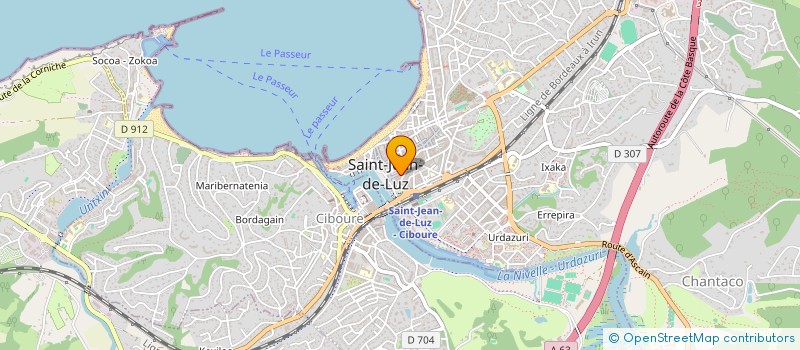 localisation de l'entreprise SARL SC à SAINT-JEAN-DE-LUZ