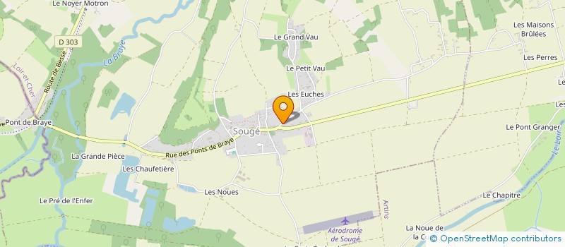 localisation de l'entreprise SARL SC AGRI TP MOIREAU  SOUGE