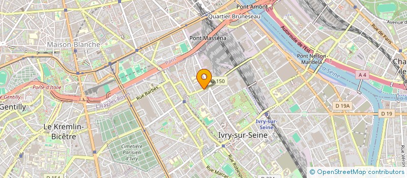 localisation de l'entreprise SARL SC PROMOTION  IVRY-SUR-SEINE