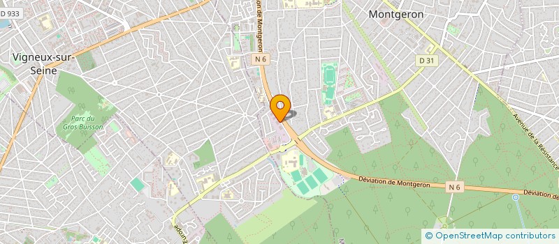 localisation de l'entreprise SARL SC RAVALEMENT à MONTGERON