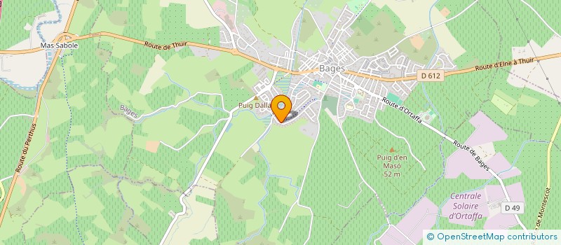 localisation de l'entreprise SARL SC SERVICES  BAGES