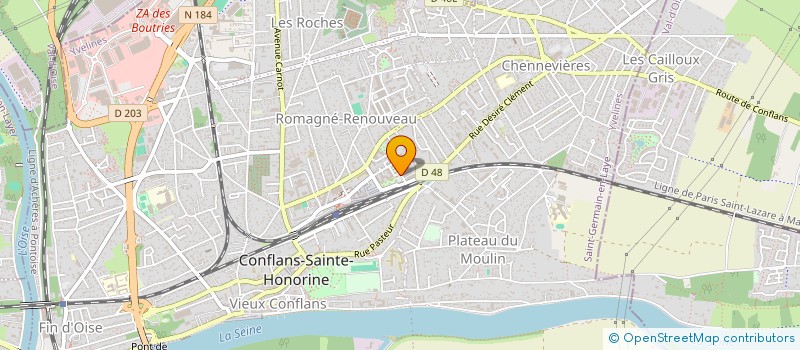 localisation de l'entreprise SARL SCANNER CONFLANS SAINT GERMAIN  CONFLANS-SAINTE-HONORINE