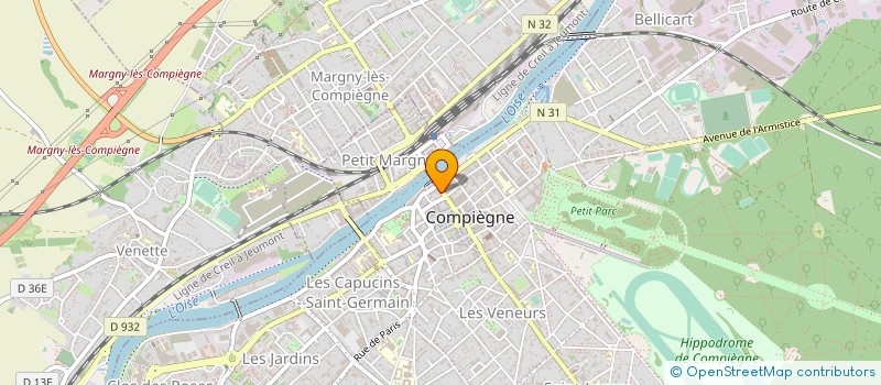 localisation de l'entreprise SARL SCARPA UNO à COMPIEGNE