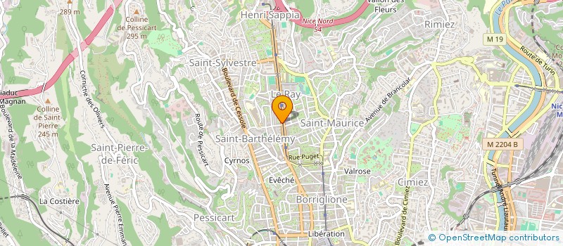 localisation de l'entreprise SARL SCDE à NICE