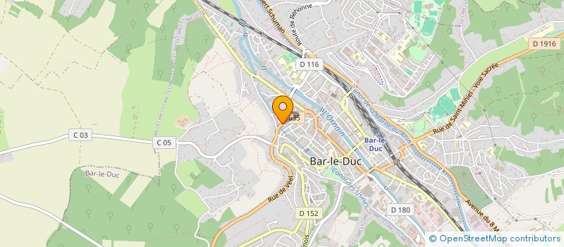 localisation de l'entreprise SARL SCHAAF FRANCE à BAR-LE-DUC