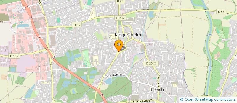 localisation de l'entreprise SARL SCHAGUENE - SCHNEIDER à KINGERSHEIM