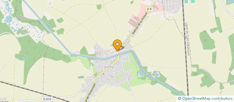 localisation de l'entreprise SARL SCHAVEY  JUSSY