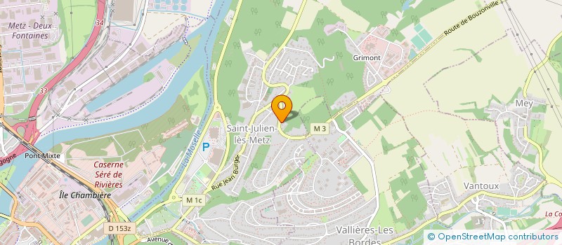 localisation de l'entreprise SARL SCHEED DEPANNAGE ELECTRO-MENAGER à SAINT-JULIEN-LES-METZ
