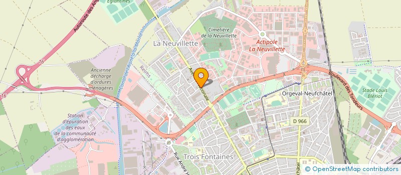localisation de l'entreprise SARL SCHEIBEL à REIMS