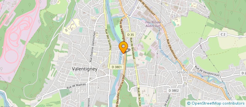 localisation de l'entreprise SARL SCHEUERMANN à VALENTIGNEY
