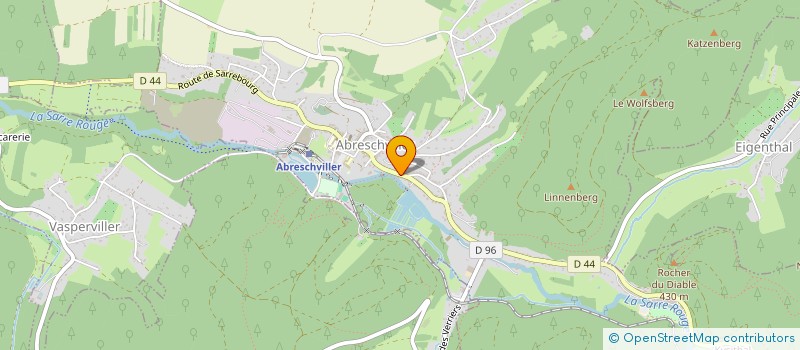 localisation de l'entreprise SARL SCHNEIDER  ABRESCHVILLER