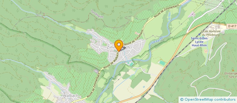 localisation de l'entreprise SARL SCHOENHEITZ HENRI  WIHR-AU-VAL