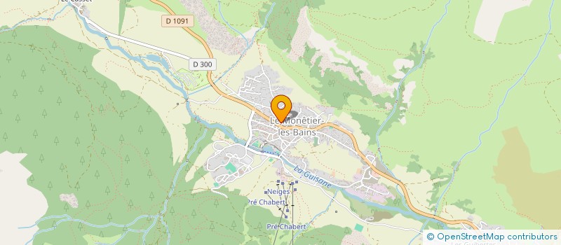 localisation de l'entreprise SARL SCHUSS SERVICE à LE MONETIER-LES-BAINS
