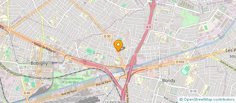 localisation de l'entreprise SARL SCIAI STE CONST IMMOB APP INDUST  BOBIGNY