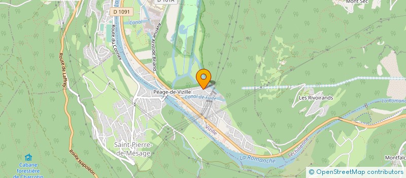 localisation de l'entreprise SARL SCIERIE DU MANIGUET à VIZILLE
