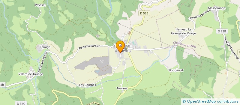 localisation de l'entreprise SARL SCIERIE DU PRE CLOS à MENS