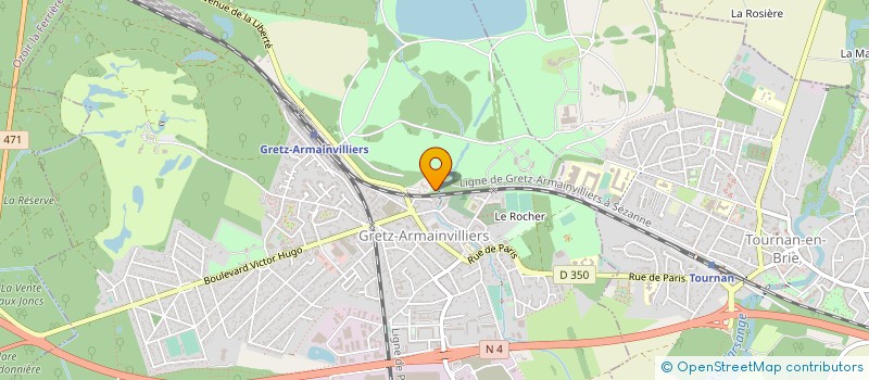 localisation de l'entreprise SARL SCIERIE INDUSTRIELLE LE RHIEN à GRETZ-ARMAINVILLIERS