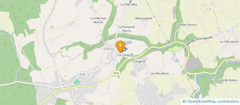 localisation de l'entreprise SARL SCIERIE LEON à LANTIC
