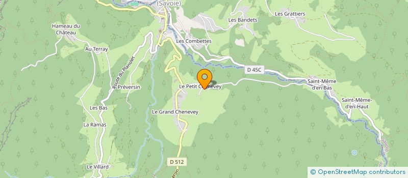 localisation de l'entreprise SARL SCIERIE REY à SAINT-PIERRE-D'ENTREMONT