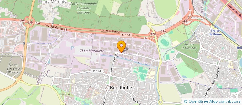 localisation de l'entreprise SARL SCLD  BONDOUFLE