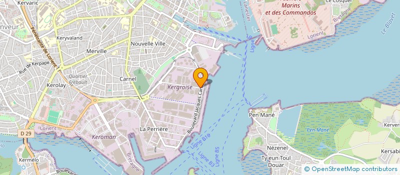 localisation de l'entreprise SARL SCPEN à LORIENT