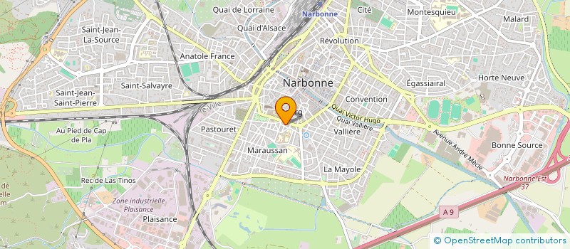 localisation de l'entreprise SARL SCRIB  NARBONNE