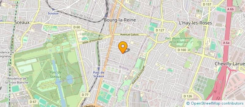 localisation de l'entreprise SARL SCRIBE M.B. à BOURG-LA-REINE