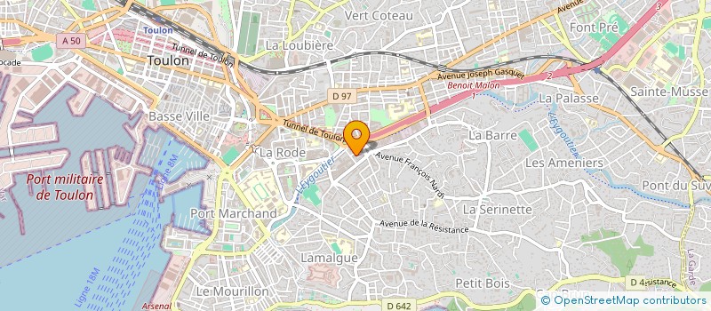 localisation de l'entreprise SARL SCRIPTEL à TOULON